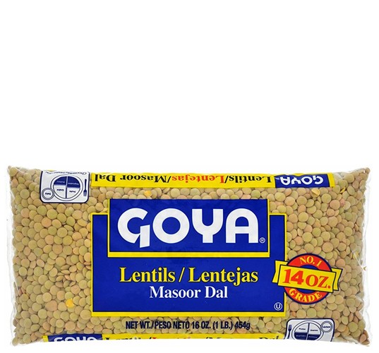 Goya Dry Lentils Grade One 14 Oz
